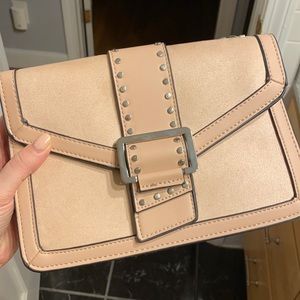 Topshop nude crossbody bag